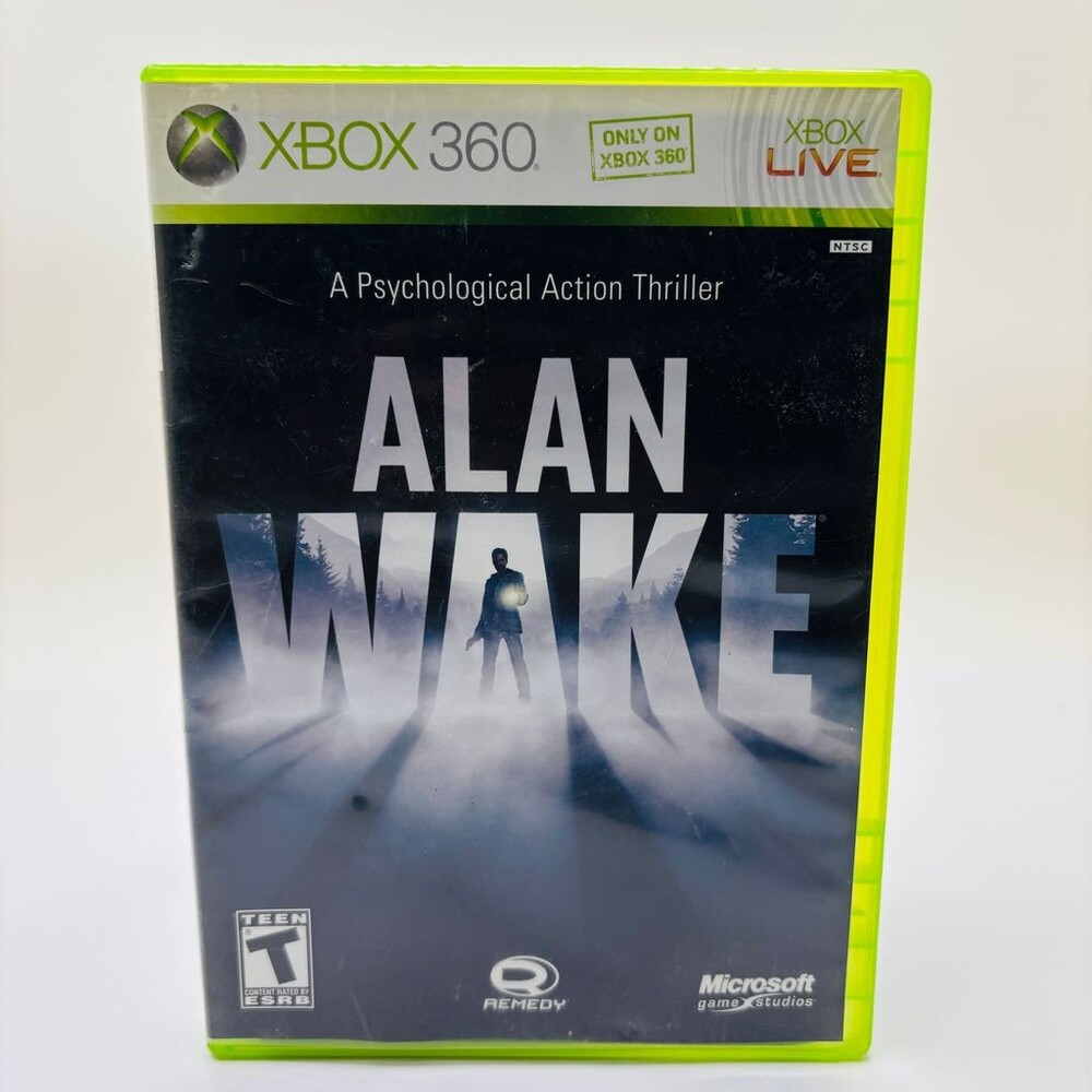 Alan Wake X360 (Microsoft Xbox 360, 2010) Complete W/ Manual